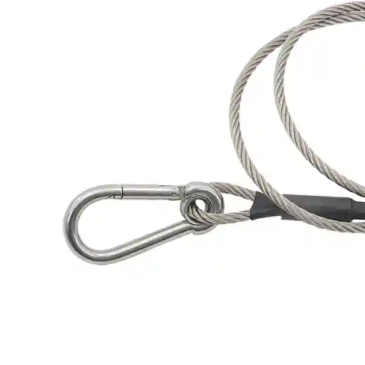 Stainless steel 4mm x 85cm Wire Cable Safety Rope
