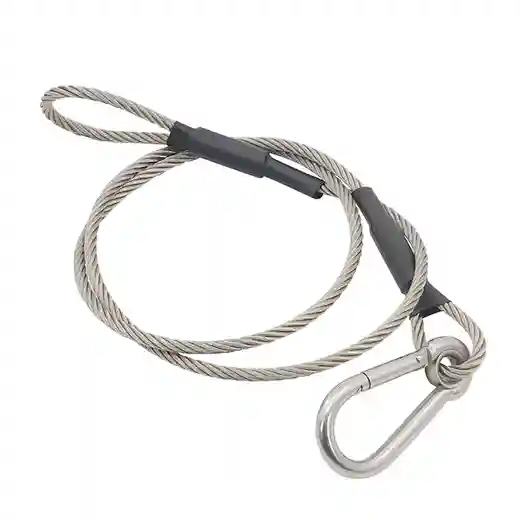 Stainless steel 4mm x 85cm Wire Cable Safety Rope