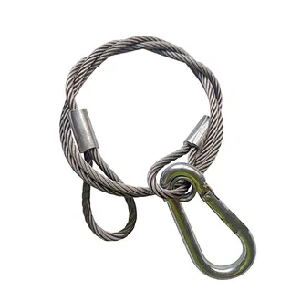 Stainless steel 4mm x 85cm Wire Cable Safety Rope